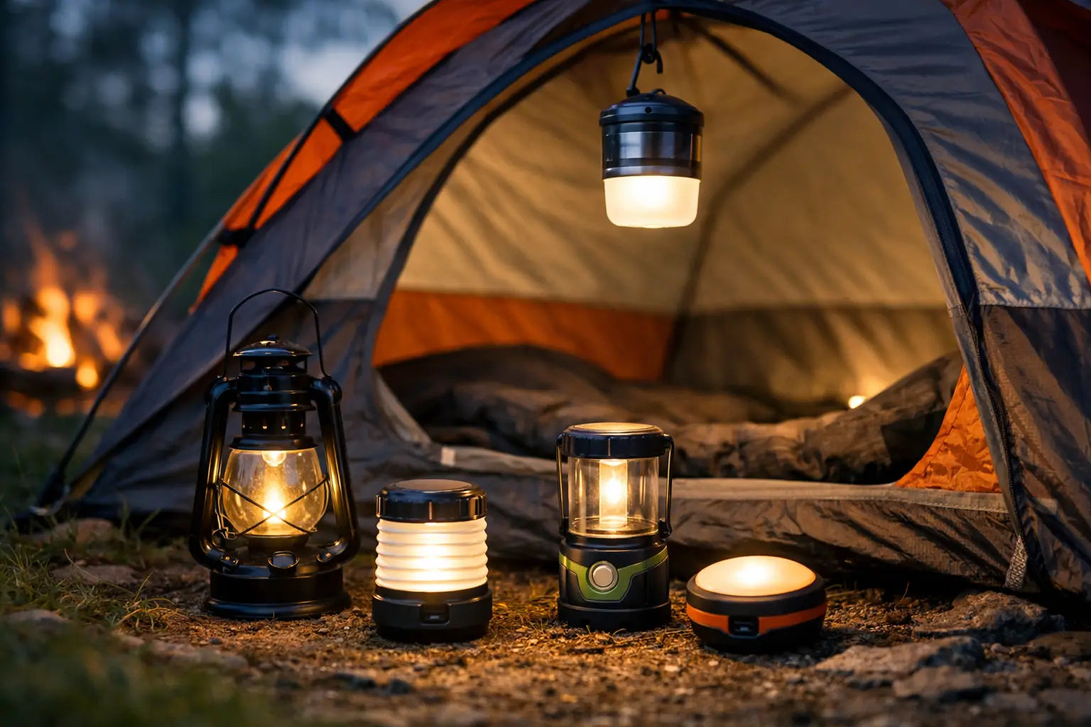 Najlepsze lampy do namiotu na każdy biwak