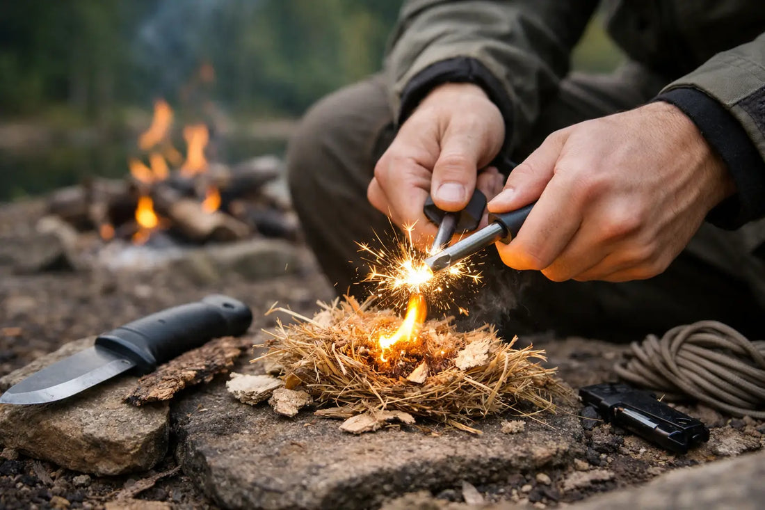 Jak używać krzesiwa survivalowego w terenie
