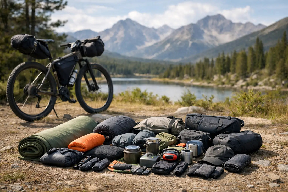 Bikepacking zestaw przykładowy na 2-3 dni