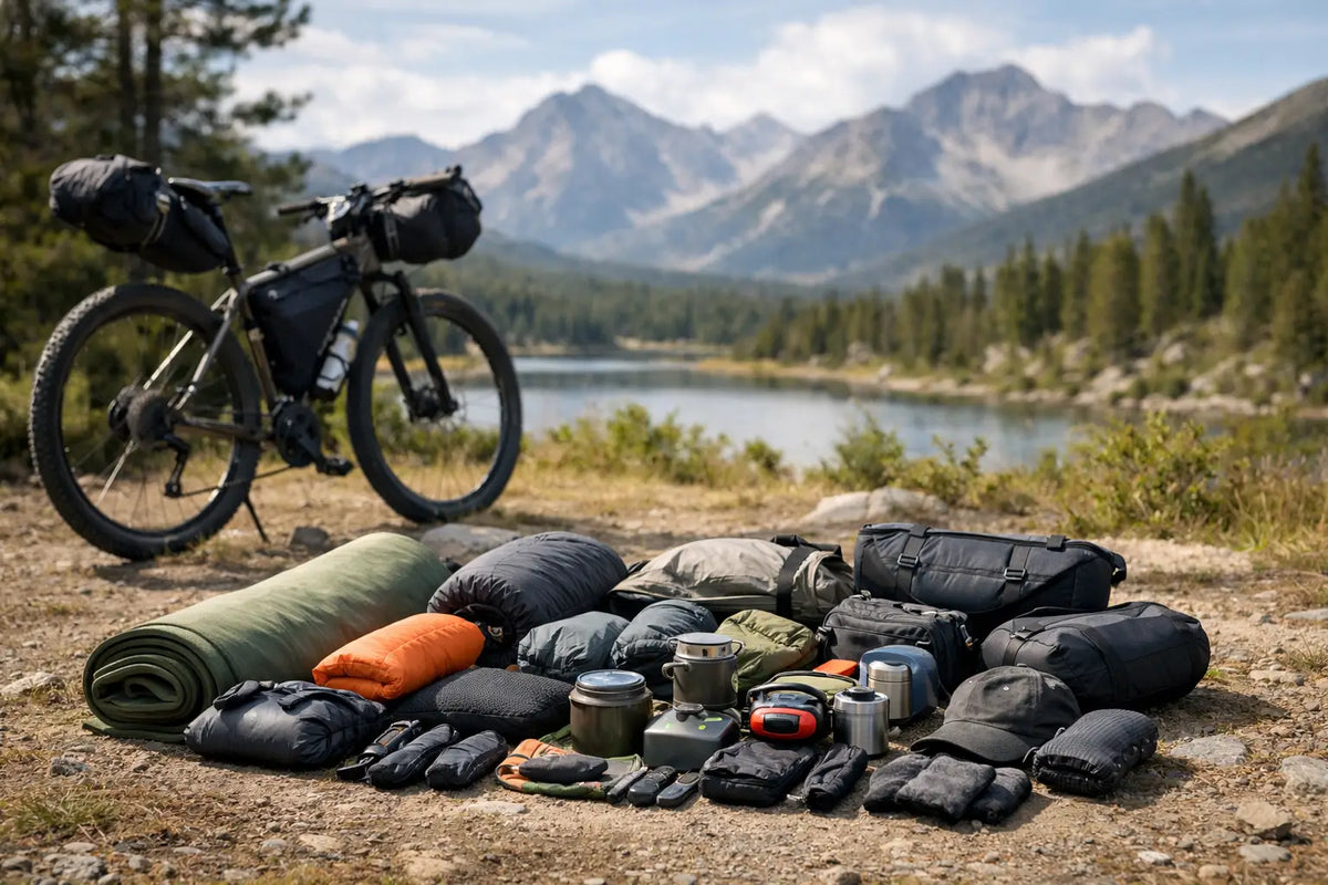 Bikepacking zestaw przykładowy na 2-3 dni