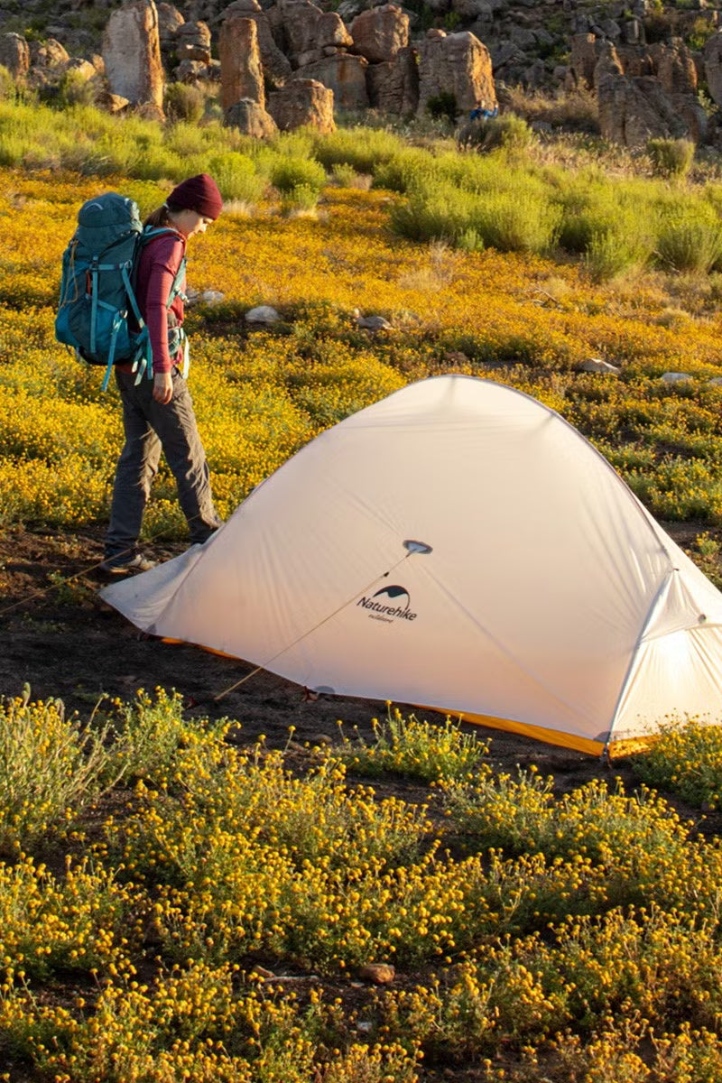 Namiot Naturehike Cloud Up 2 10D NH19ZP017 - White-Yellow