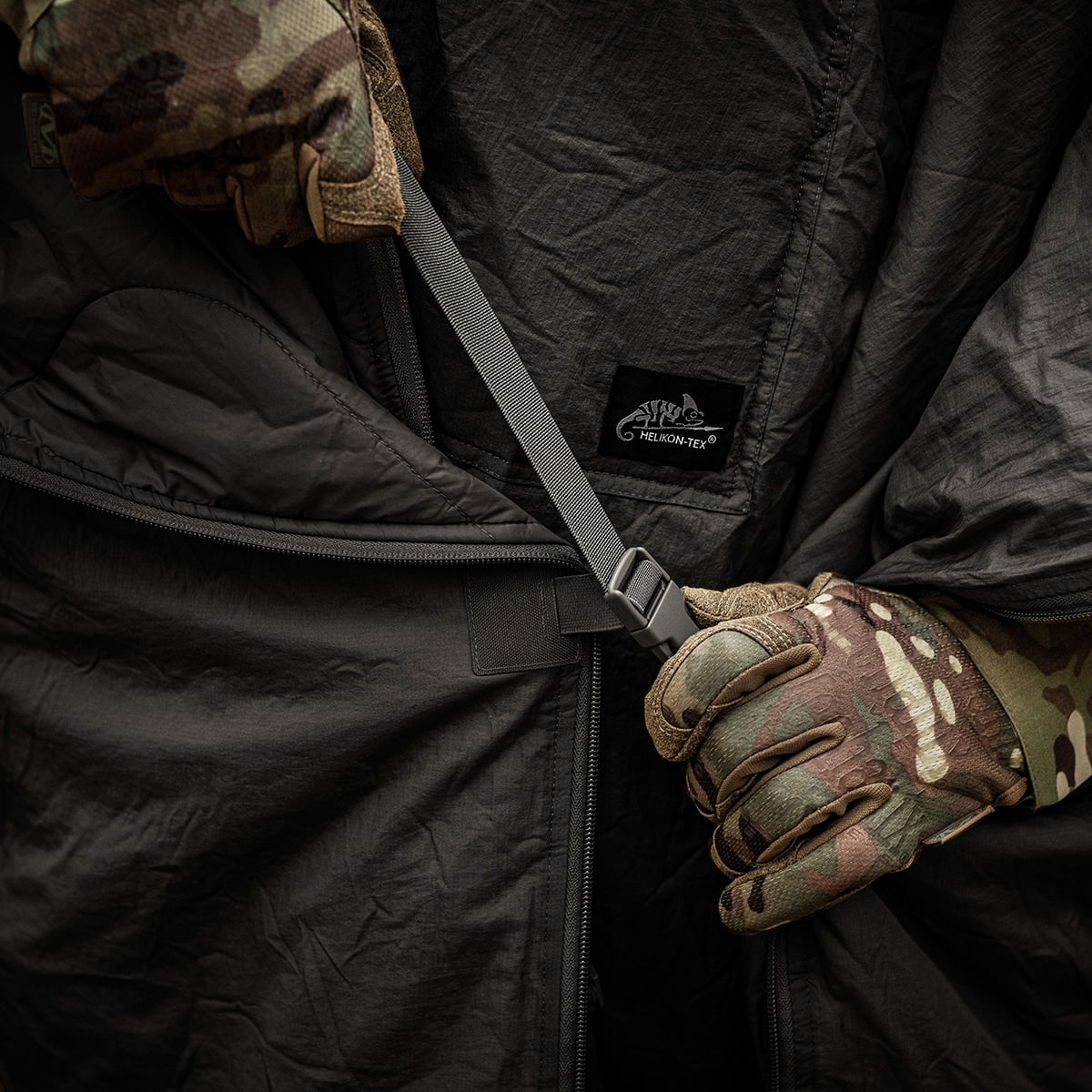 Poncho SWAGMAN ROLL - Czarne
