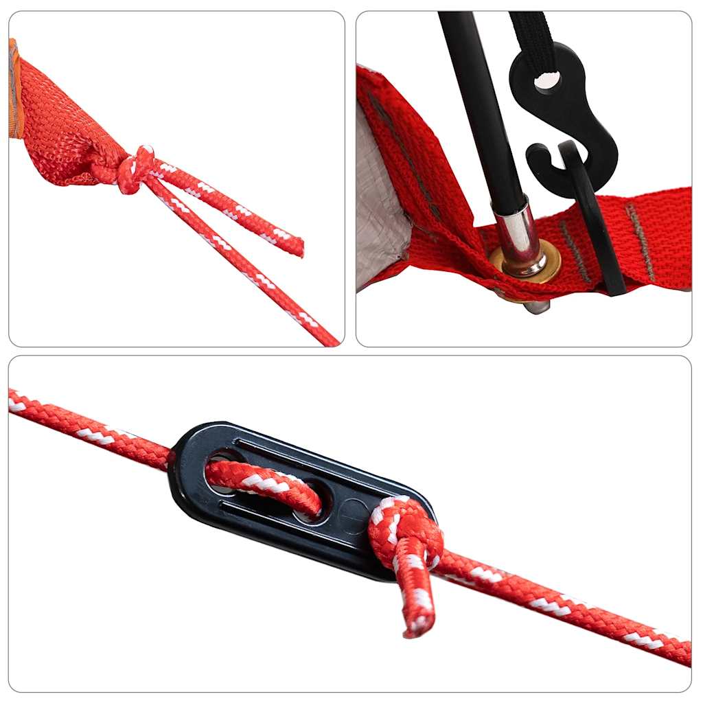 Namiot Tunelowy, 1-Os., Szaro-Pomarańczowy, Wodoszczelny