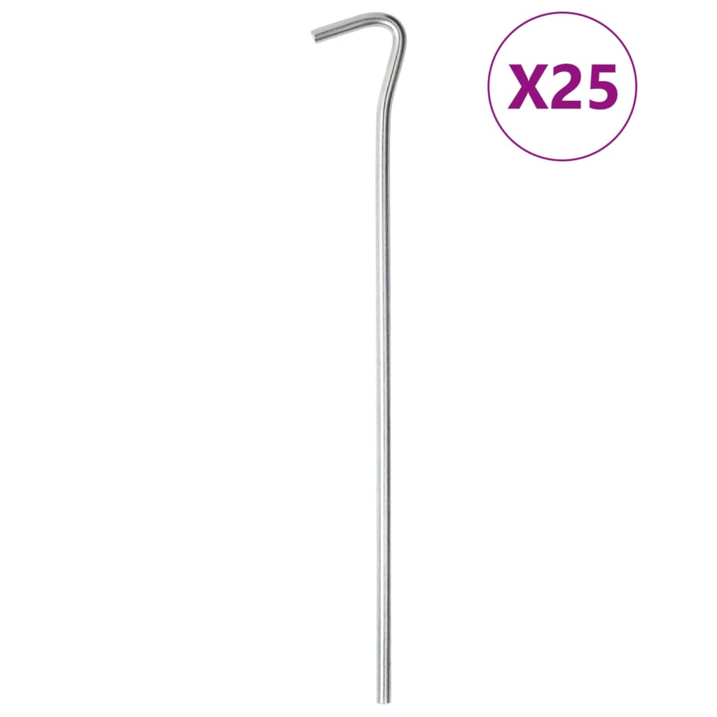 Śledzie Do Namiotu, 25 Szt., 23 Cm, Ø, Stal Galwanizowana