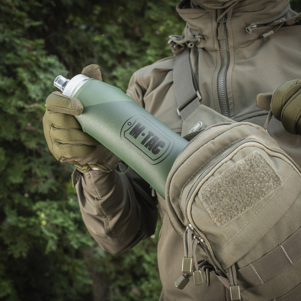 Butelka składana M-Tac Softflask 600 ml - Olive