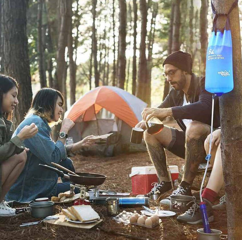 Membrane Solutions Filtr grawitacyjny 3L (Niebieski) – czysta woda na biwaku i w sytuacji awaryjnej