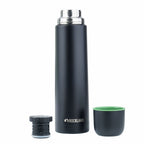 Rockland Helios 700 ml steel vacuum flask (Black) – a flask that maintains temperature while you are on the go