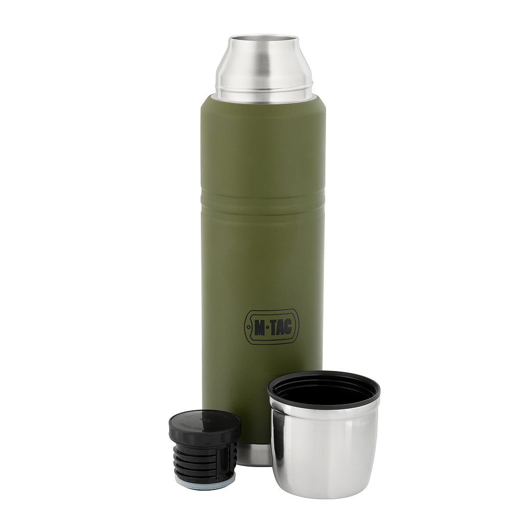 Termos turystyczny M-Tac - 750 ml, Stal nierdzewna - Zielony