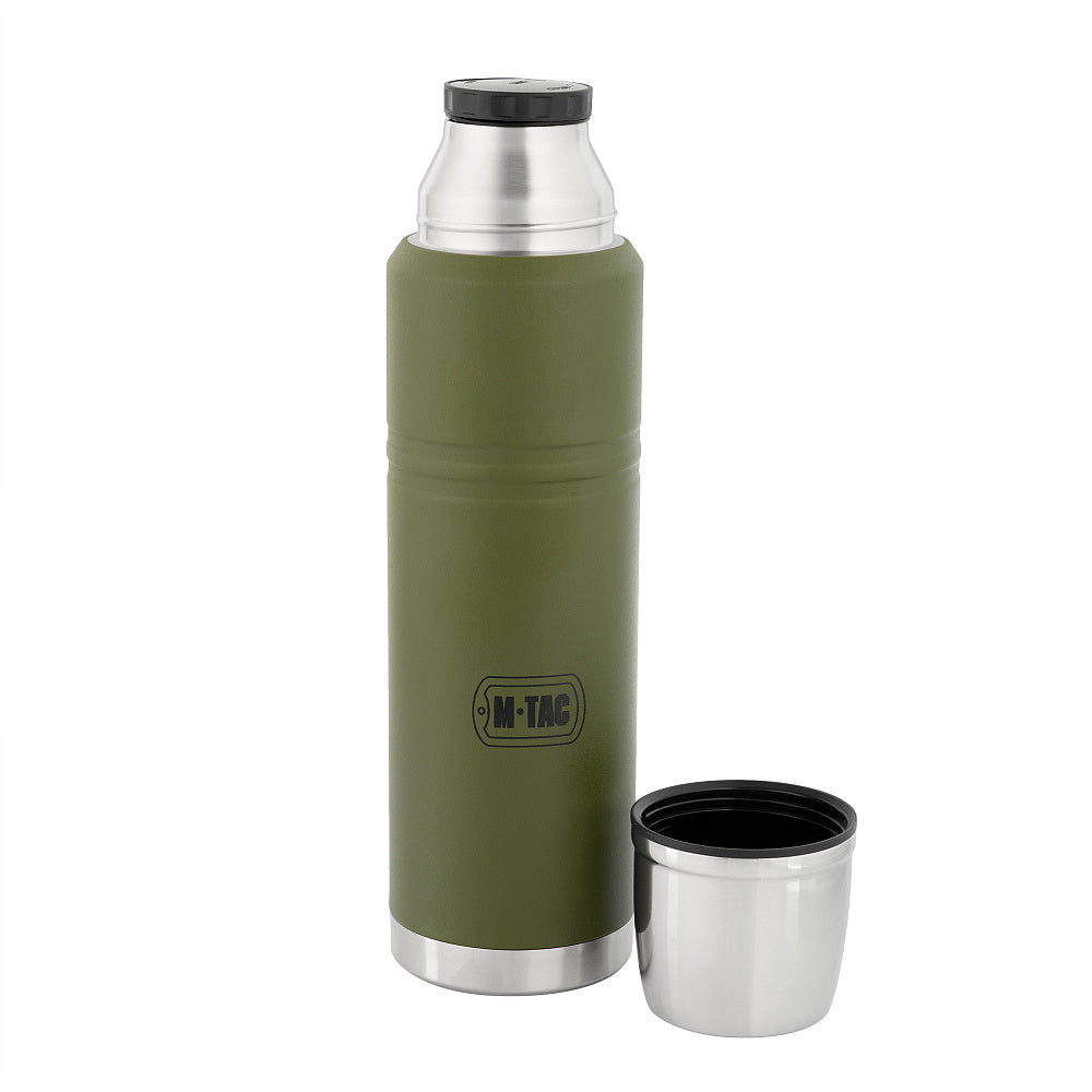 Termos turystyczny M-Tac - 750 ml, Stal nierdzewna - Zielony