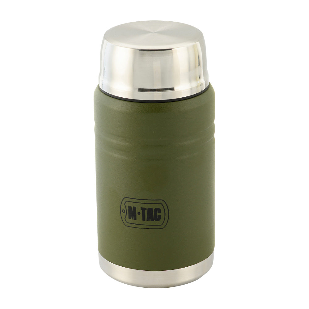 Termos obiadowy M-Tac 750 ml ze składaną łyżką - Zielony