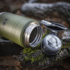 Termos obiadowy M-Tac 750 ml ze składaną łyżką - Zielony