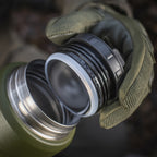 Termos obiadowy M-Tac 750 ml ze składaną łyżką - Zielony