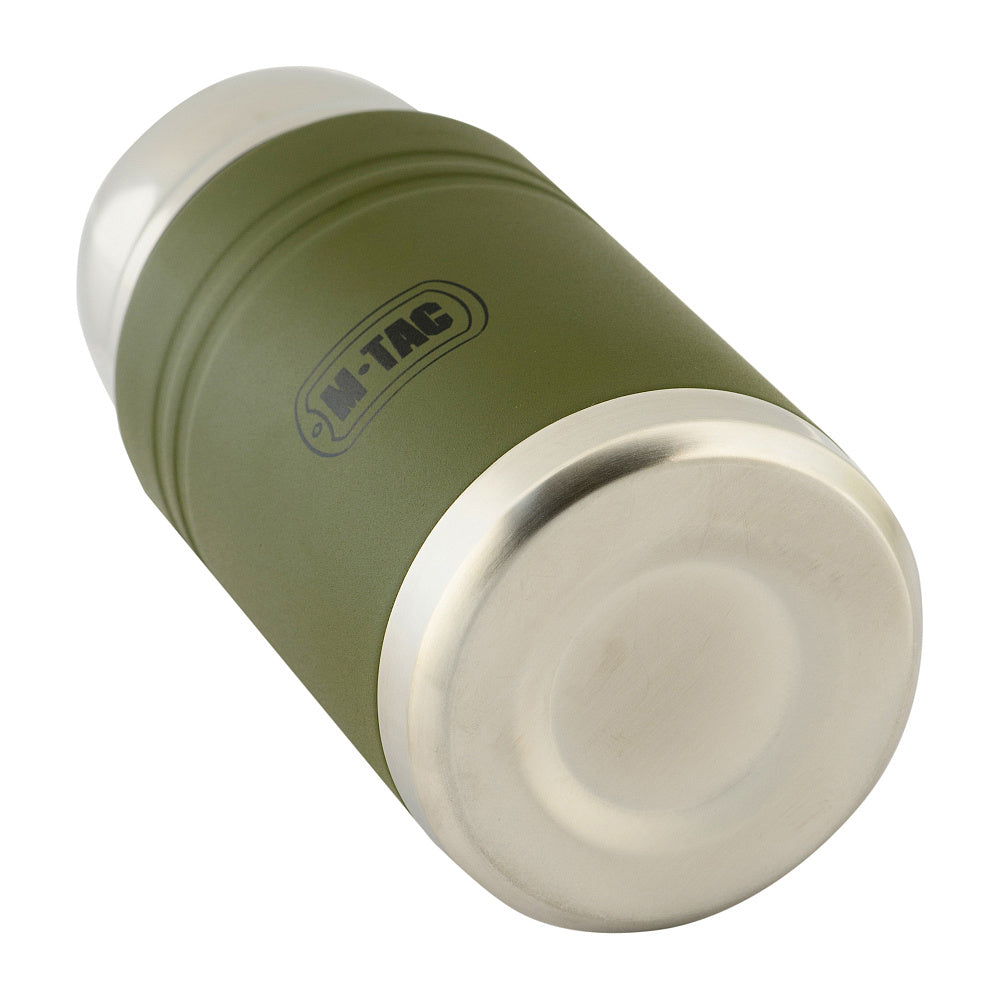 Termos obiadowy M-Tac 750 ml ze składaną łyżką - Zielony