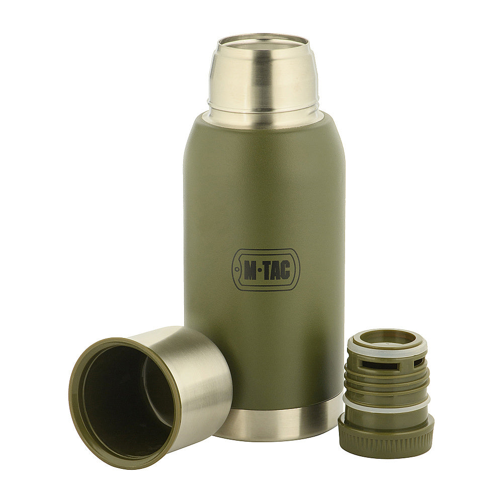 Termos turystyczny M-Tac Type 2 - 750 ml, stal nierdzewna (Zielony)