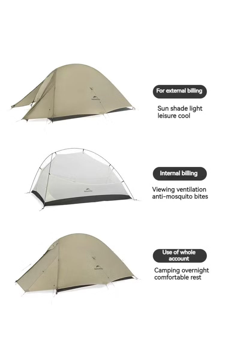 Namiot Naturehike Cloud Up 2 Pro 20D CNK2350WS020 - Forest Green