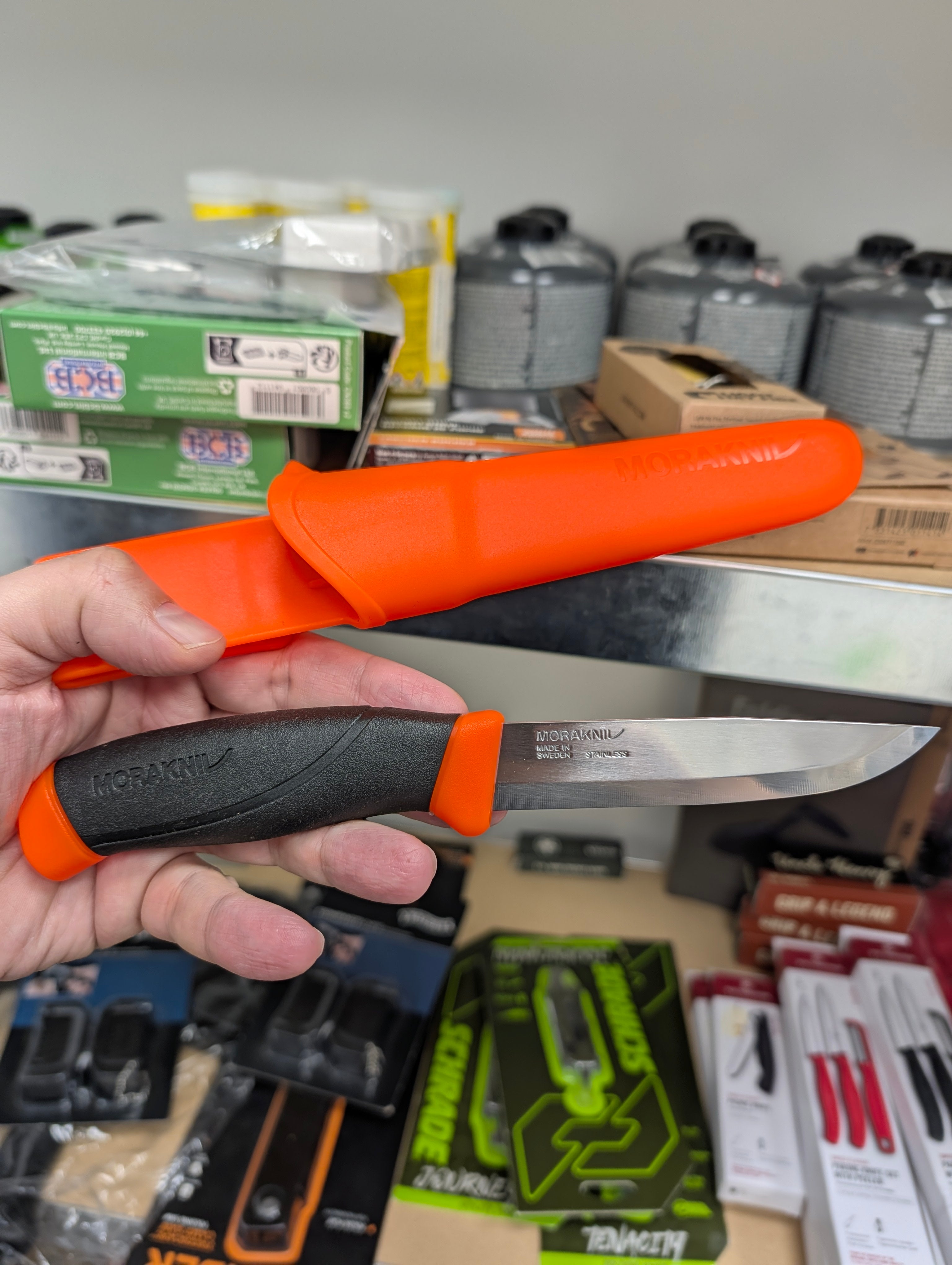 Nóż Morakniv Companion F - Pomarańczowy