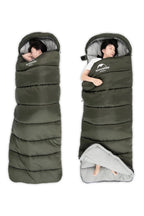 Naturehike U250 Sleeping Bag - Army Green (Left)