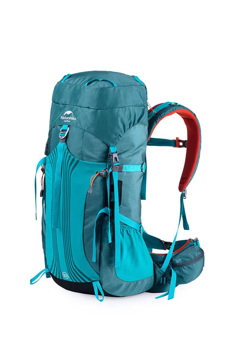 Plecak Naturehike Hiking 55L NH16Y020-Q (Blue) – wygodny system nośny i świetna organizacja na trekking