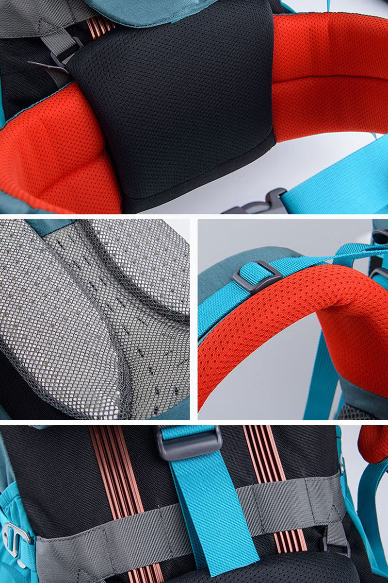 Plecak Naturehike Hiking 55L NH16Y020-Q (Blue) – wygodny system nośny i świetna organizacja na trekking