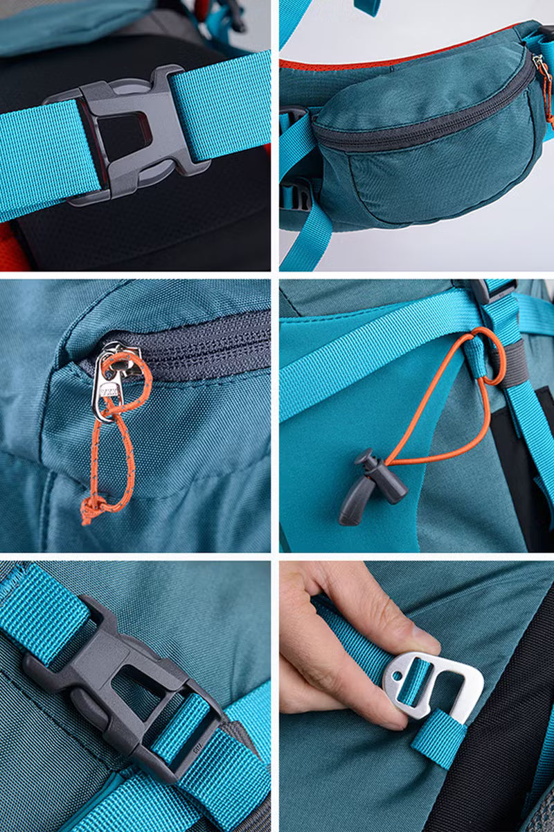 Plecak Naturehike Hiking 55L NH16Y020-Q (Blue) – wygodny system nośny i świetna organizacja na trekking