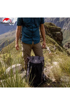Naturehike Rock Series 40+5 Backpack Black – lightweight, stable, and ready for mountain miles