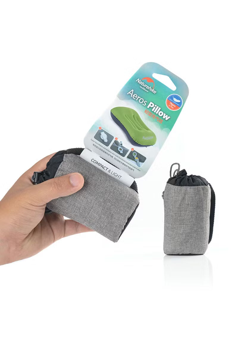 Poduszka Turystyczna Naturehike Aeros Blue – Ultralekki Komfort w Twoim Plecaku