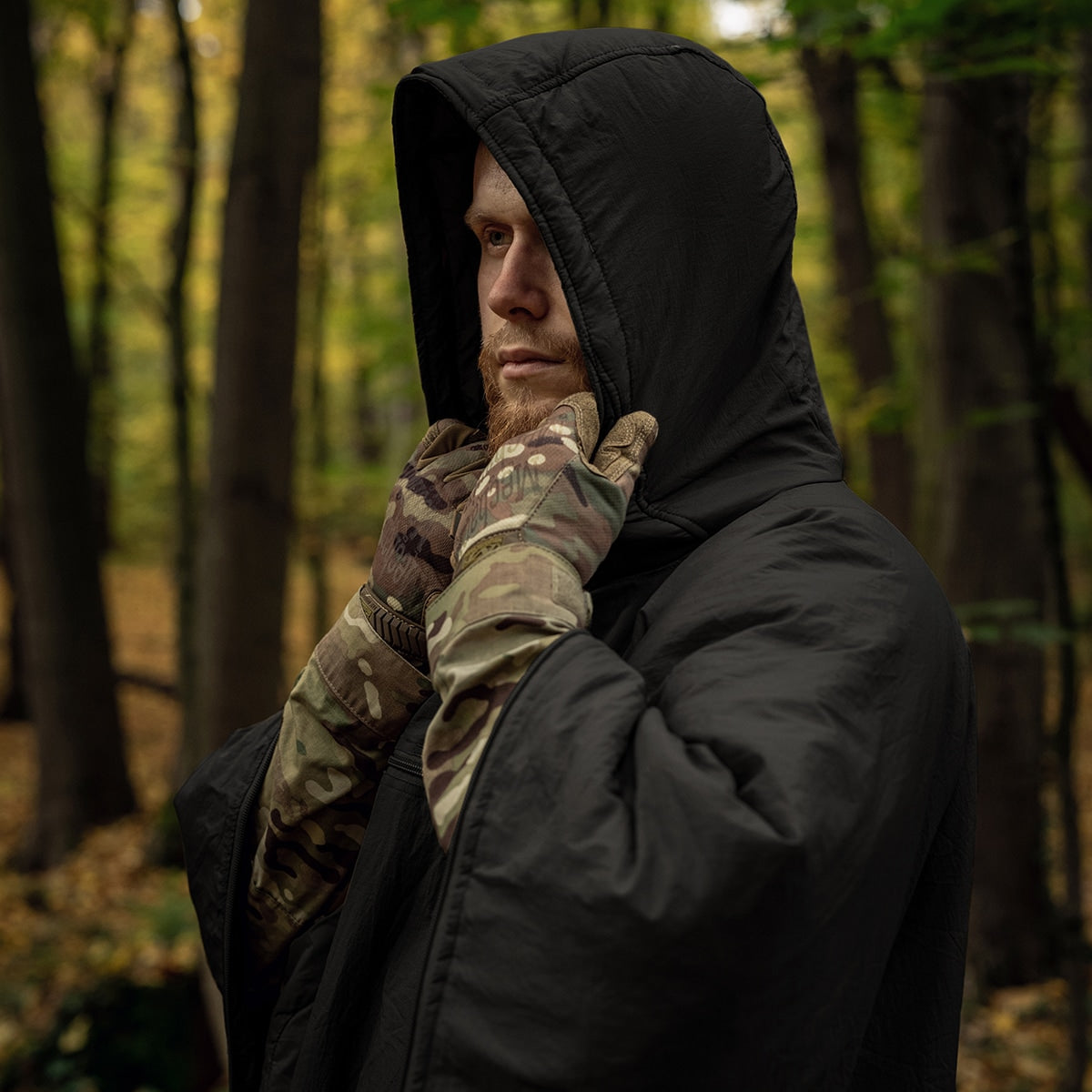 Poncho SWAGMAN ROLL - Czarne