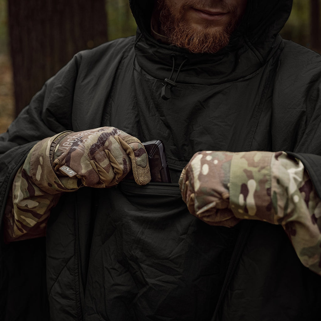 Poncho SWAGMAN ROLL - Czarne