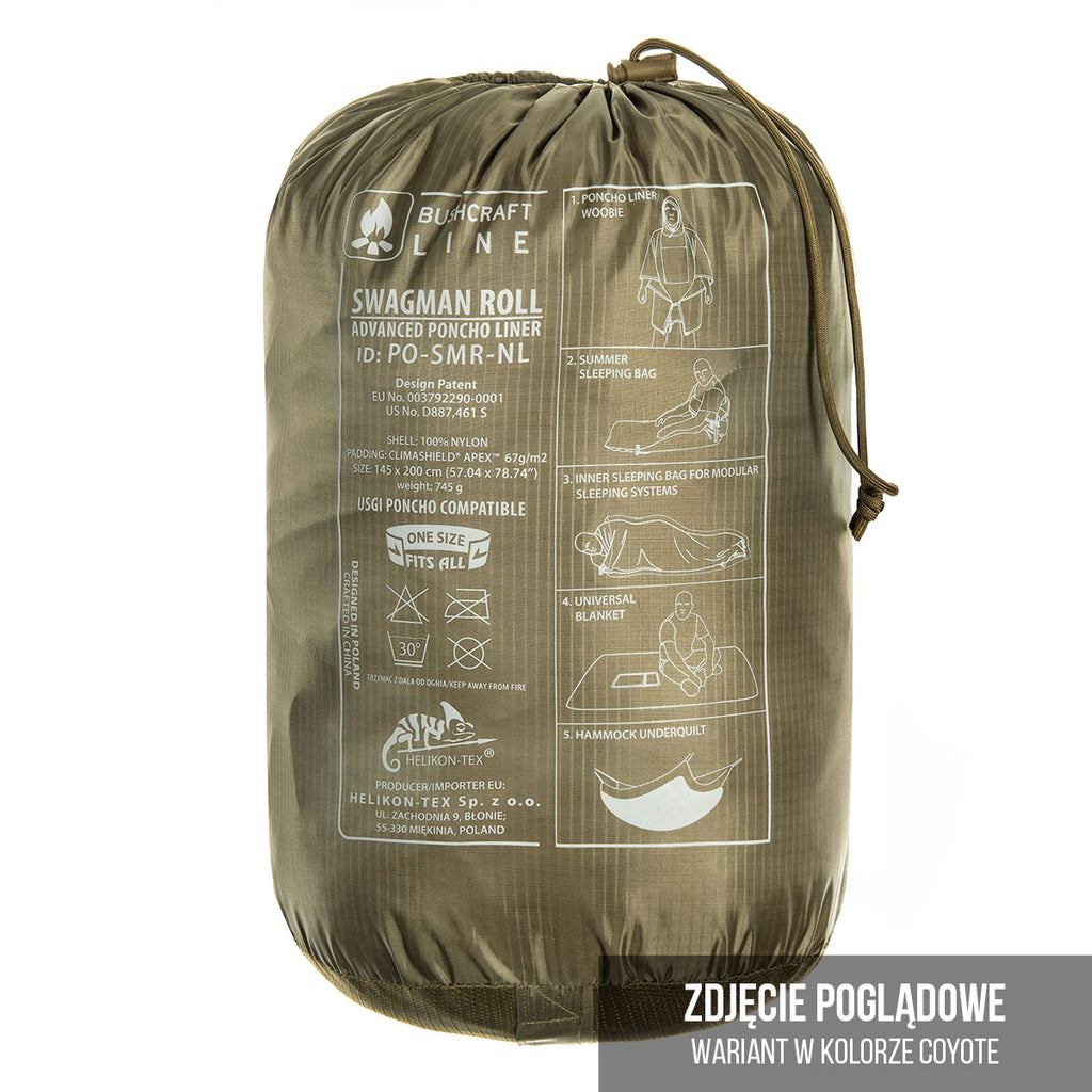 Poncho SWAGMAN ROLL - Shadow Grey