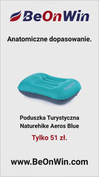 Poduszka Turystyczna Naturehike Aeros Blue – Ultralekki Komfort w Twoim Plecaku