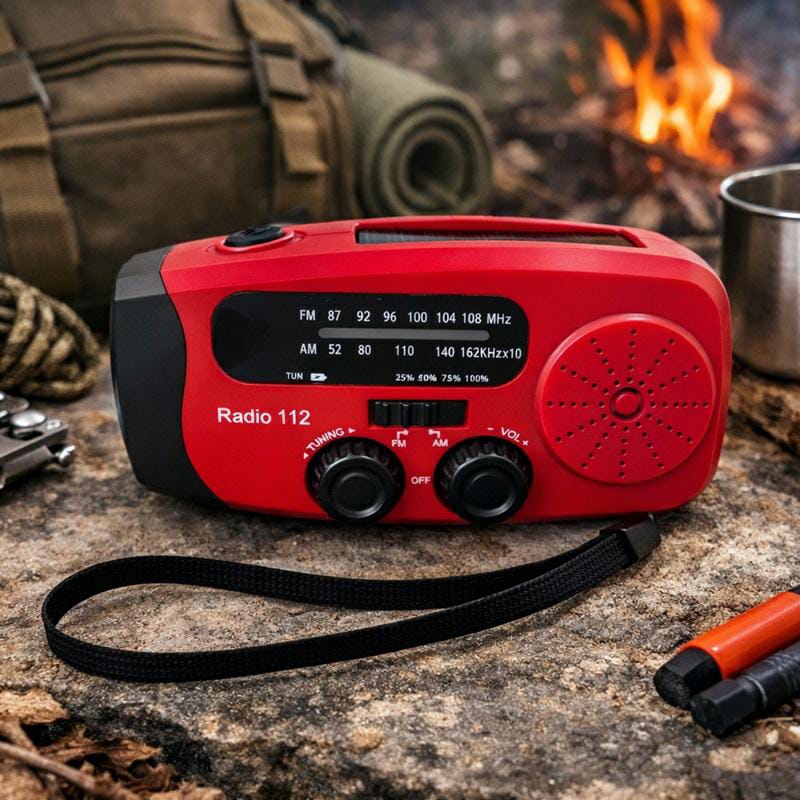 Radio alarmowe Albrecht Alan Radio-112 - Czerwone
