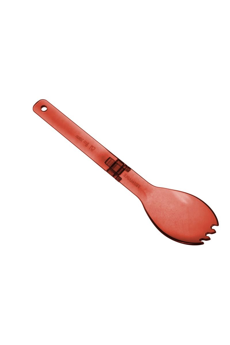 Spork Fire Maple Color Tritan Red