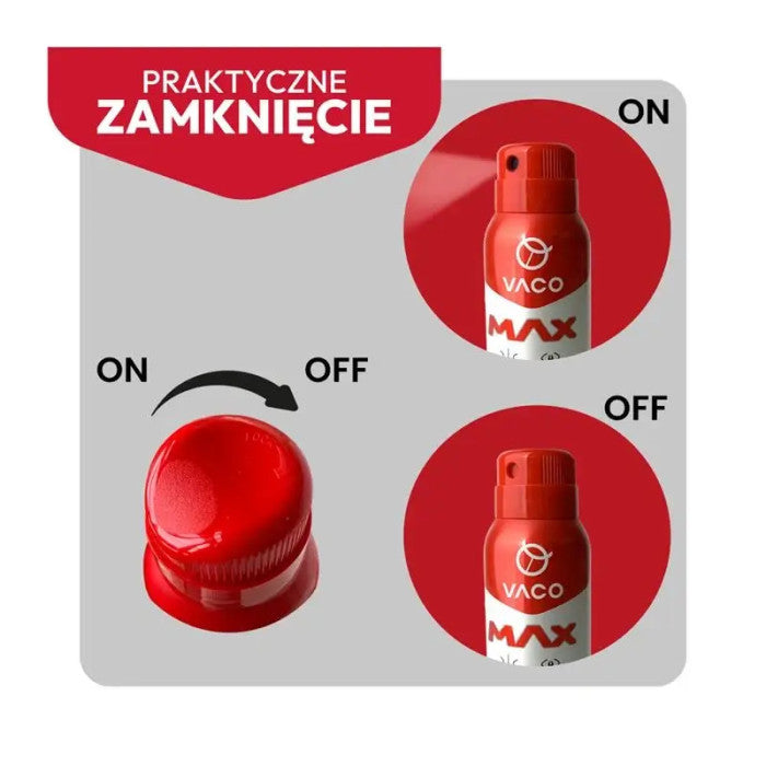 Spray na komary, kleszcze, meszki z PANTHENOLEM i DEET 30% 100 ml VACO MAX