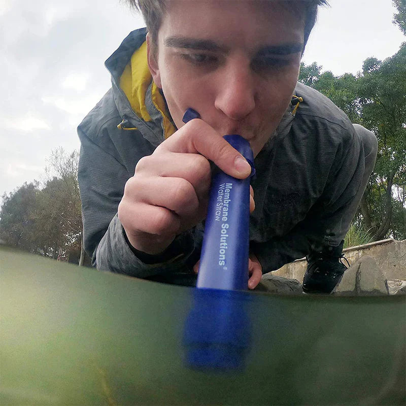 Filtr do wody Membrane Solutions Straw II - Dark Blue - Twoja Gwarancja Bezpiecznej Wody w Każdym Terenie