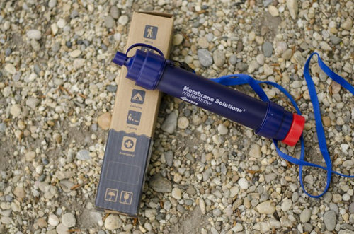 Filtr do wody Membrane Solutions Straw II - Dark Blue - Twoja Gwarancja Bezpiecznej Wody w Każdym Terenie