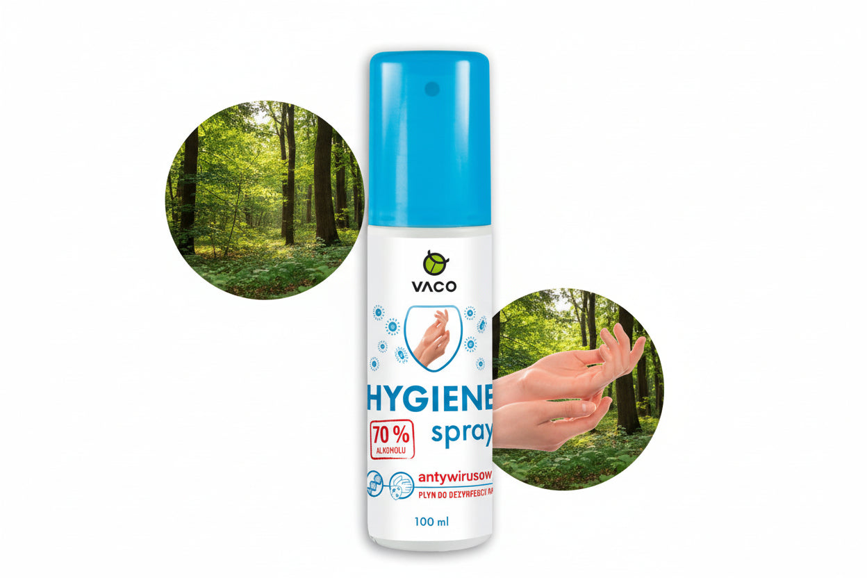 VACO Hygiene Spray - Płyn do dezynfekcji rąk (pump spray) - 100 ml