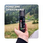 Spray na kleszcze, komary i meszki DEET 50% + Geraniol Płyn 80ml VACO STRONG