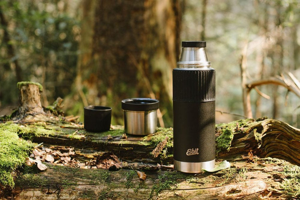 Termos Esbit Sculptor Vacuum Flask - 1L - Czarny - VF1000SC-SL-BK