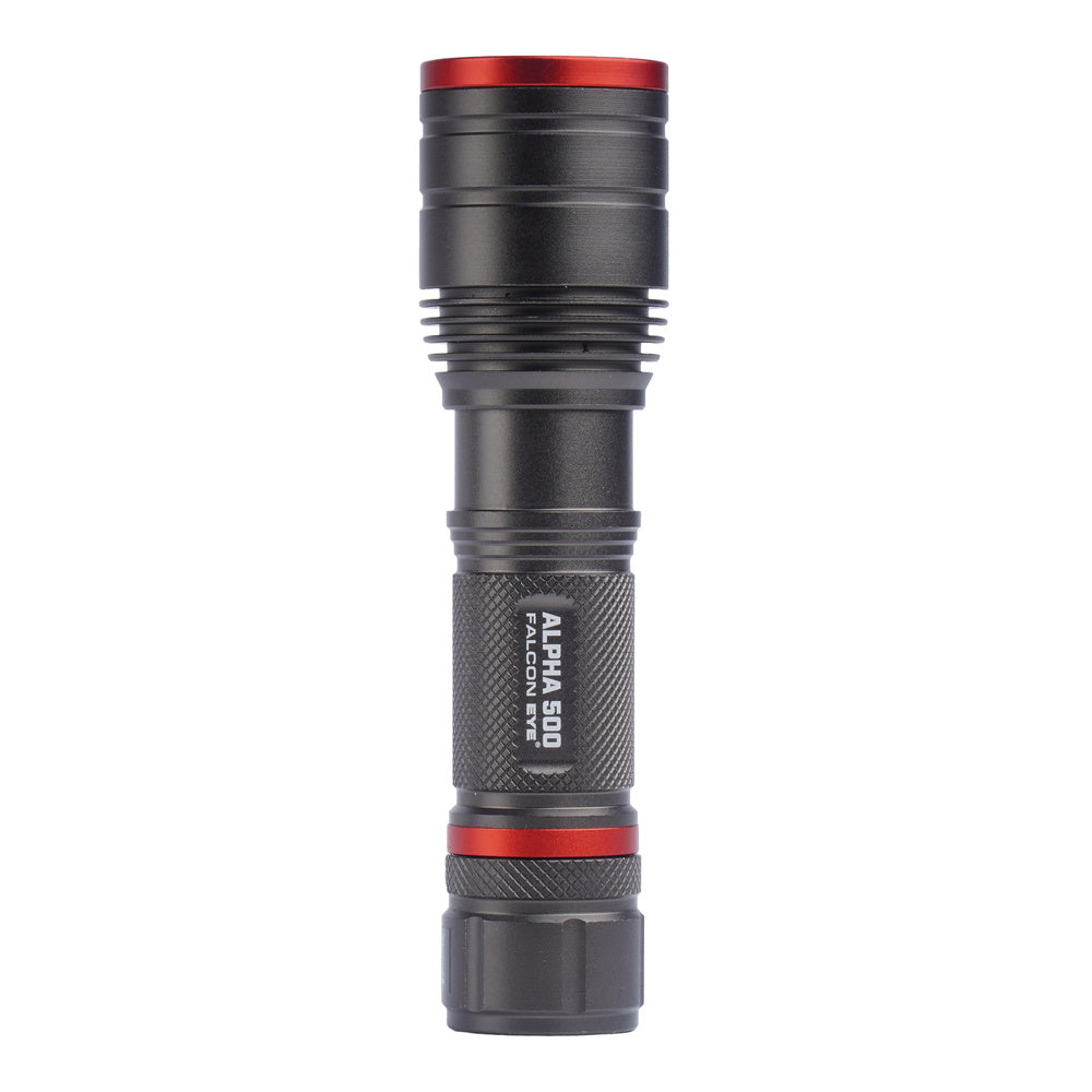 Latarka ręczna Falcon Eye Alpha 500 - Strobe - Focus - 500 lm - Czarna
