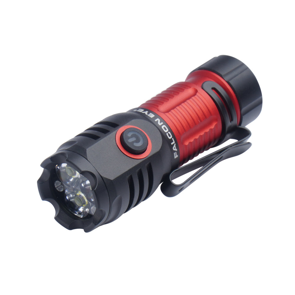 Latarka ręczna Falcon Eye Omega 1K - Strobe - 1000 lm - Czarna/Czerwona