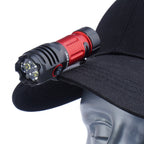 Falcon Eye Omega 1K handheld flashlight - Strobe - 1000 lm - Black/Red