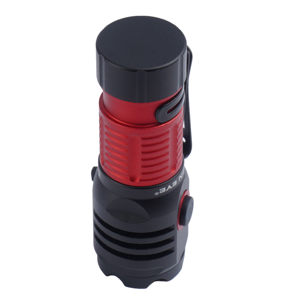 Latarka ręczna Falcon Eye Omega 1K - Strobe - 1000 lm - Czarna/Czerwona