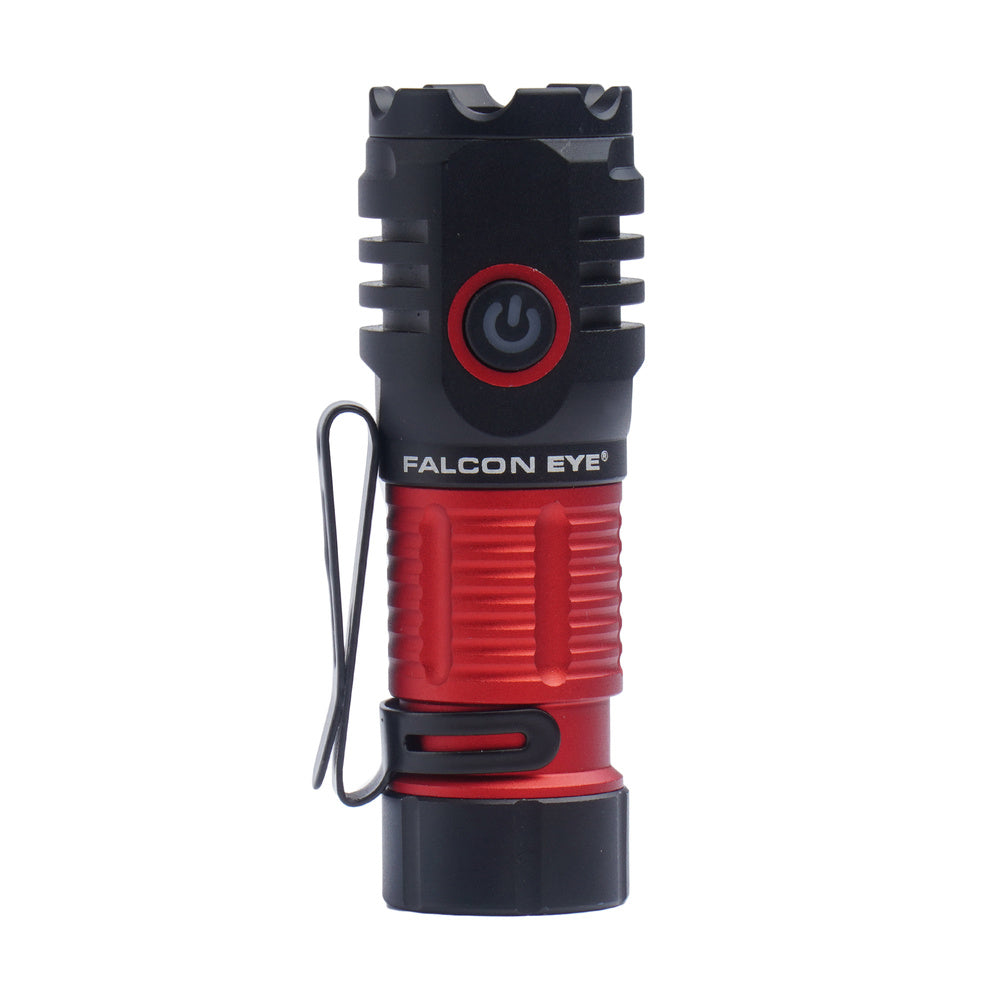 Latarka ręczna Falcon Eye Omega 1K - Strobe - 1000 lm - Czarna/Czerwona