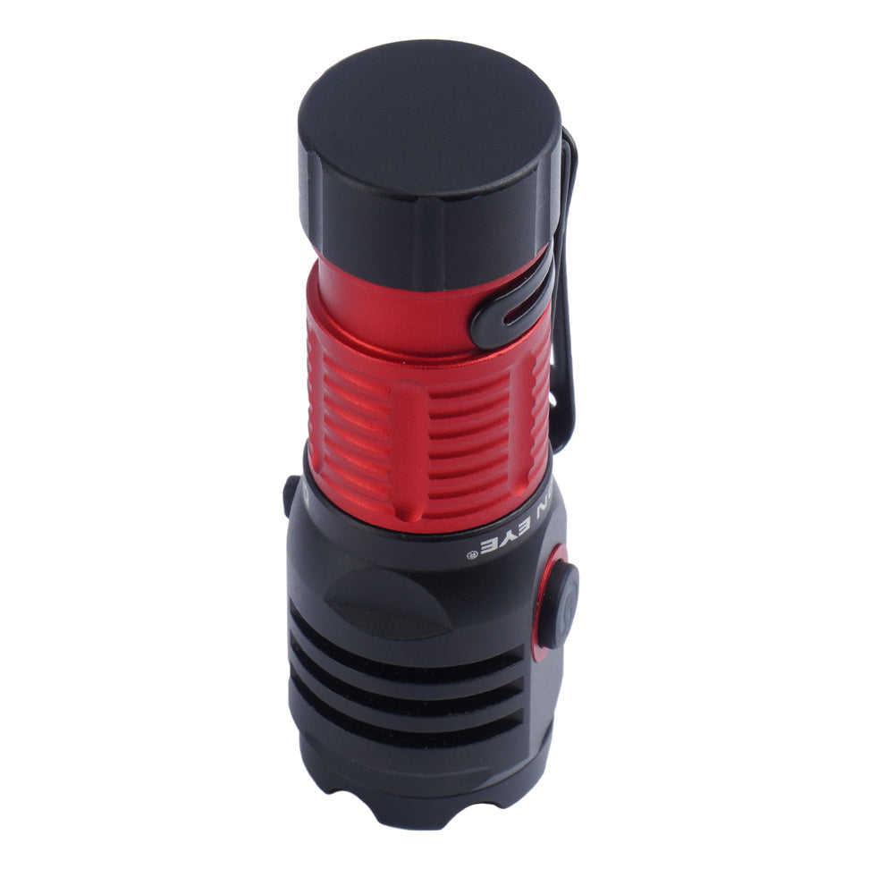 Latarka ręczna Falcon Eye Omega 2K - Strobe - 2000 lm - Czarna/Czerwona
