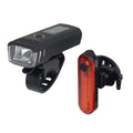 Zestaw lamp rowerowych Falcon Eye City - 250 lm/10 lm - Czarny/Czerwony