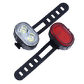 Zestaw lamp rowerowych Falcon Eye Twins 2.0 - 120 lm/20 lm - Czarny