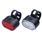 Zestaw lamp rowerowych Falcon Eye Twins 2.0 - 120 lm/20 lm - Czarny