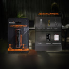 Fenix E12 V3.0 LED Flashlight - 200 lm - Black
