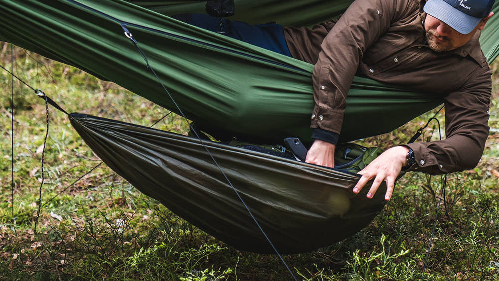 Hamak sprzętowy Lesovik HUBA - Mayfly Green