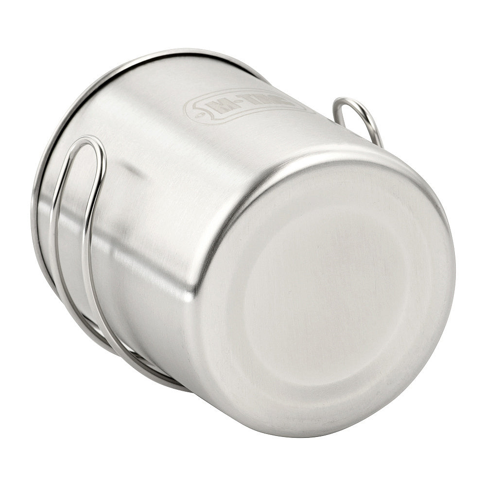 Kubek ze stali nierdzewnej ze składanym uchwytem M-Tac 450 ml